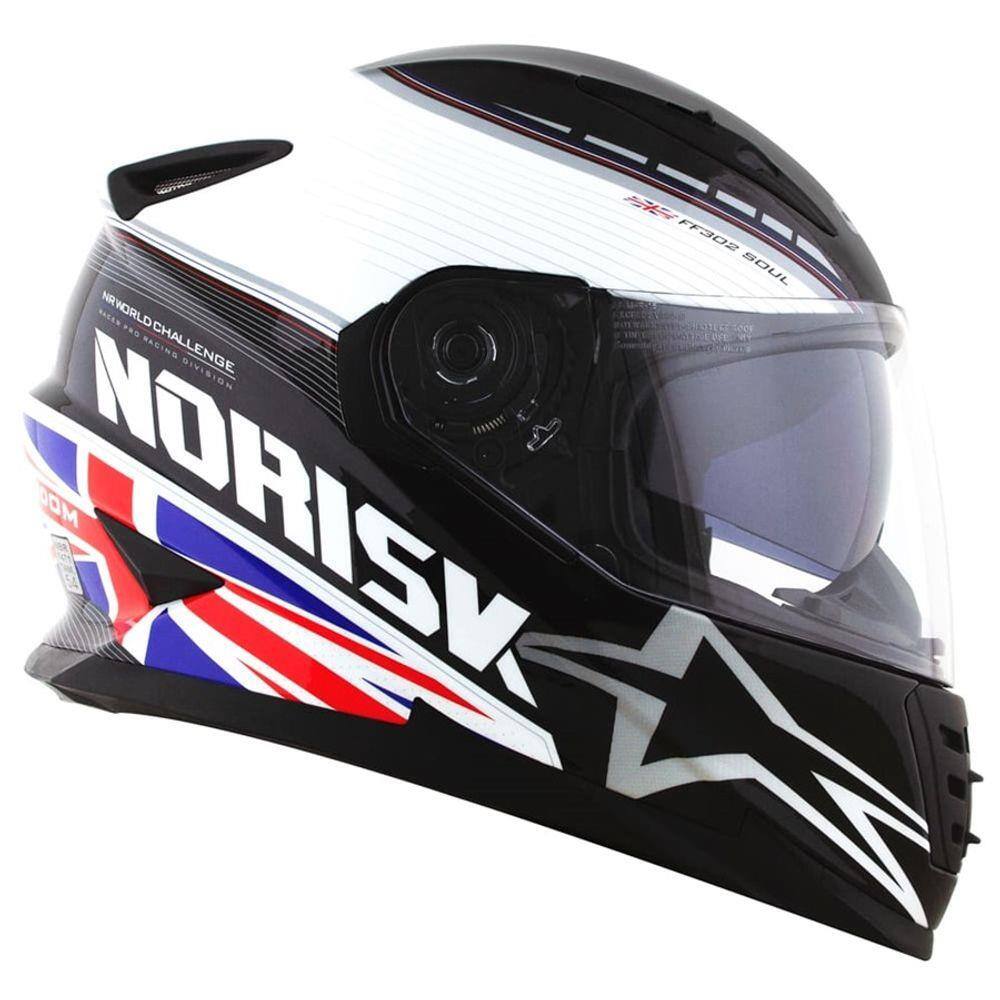 Capacete Norisk FF302 Grand Prix United Kingdom - 61 | Extra