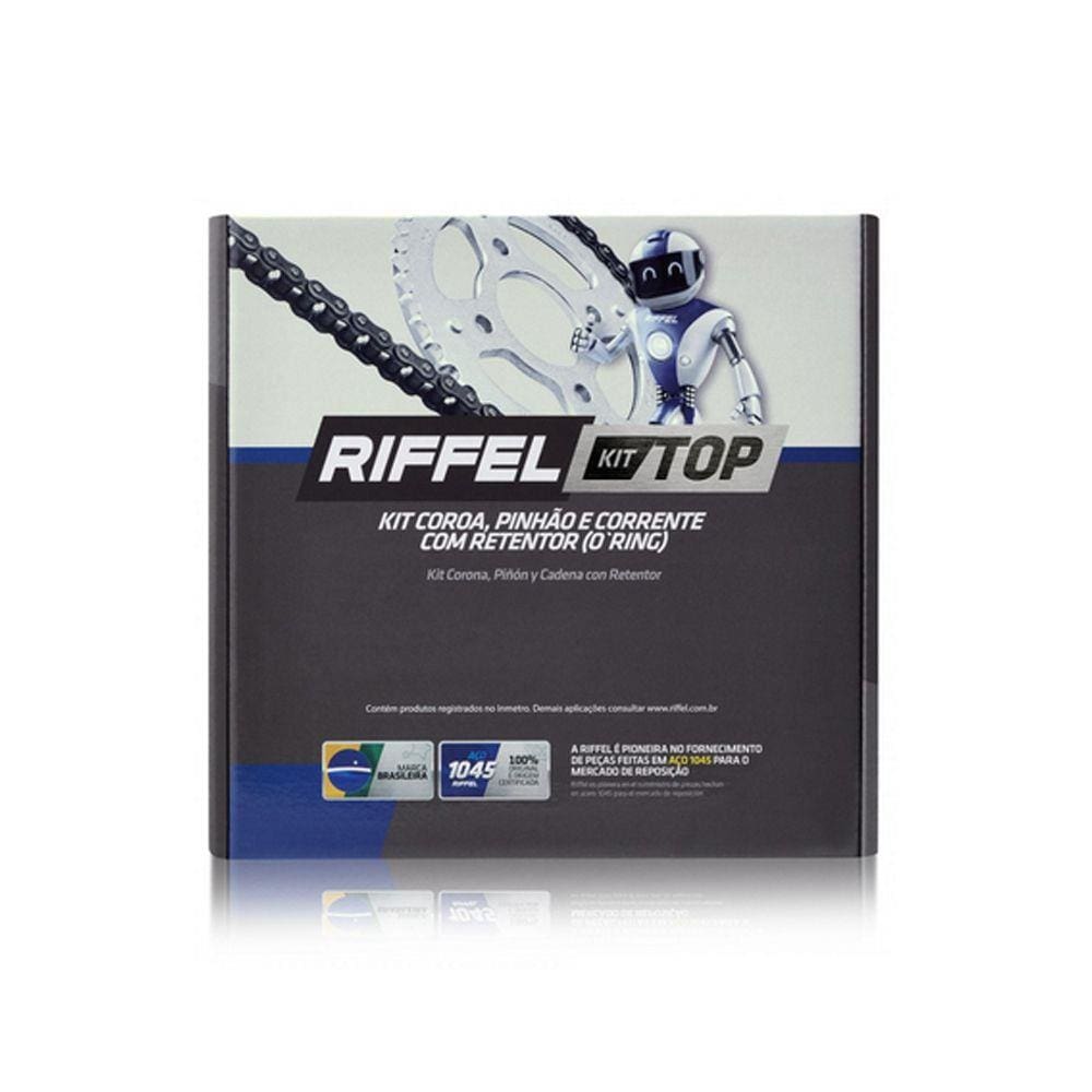 Kit Relação Transmissão Riffel Top XTZ 150 Crosser 2014-2017