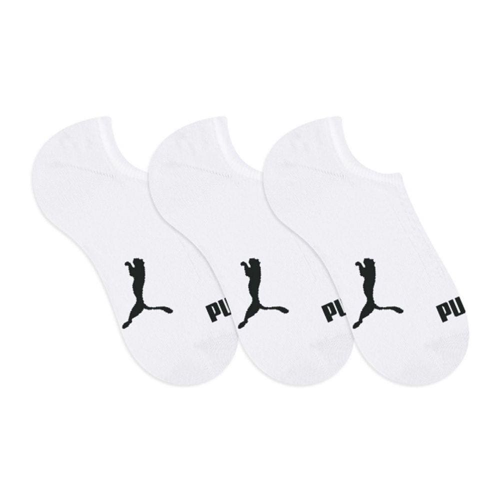 Kit com 3 pares de meias sapatilha esportiva masculina Puma