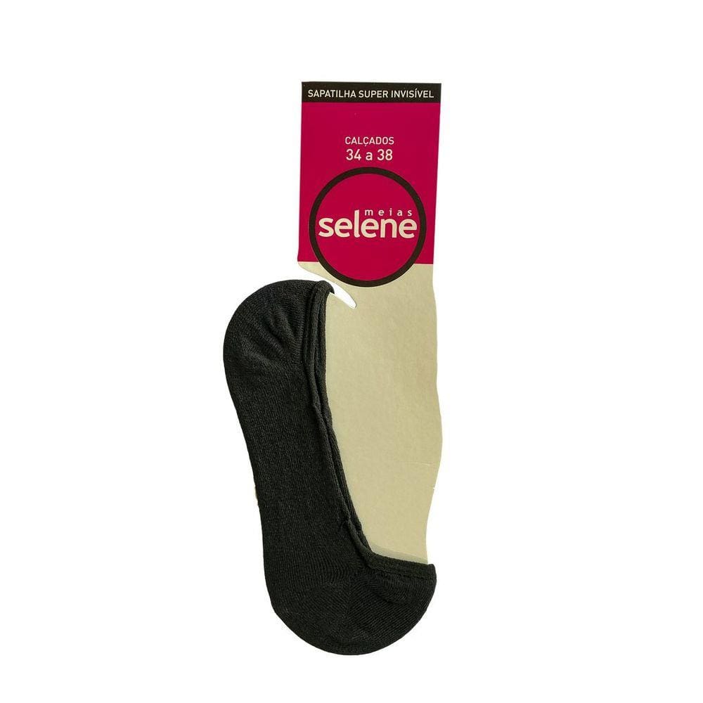 Meia feminina sapatilha super invisível Selene