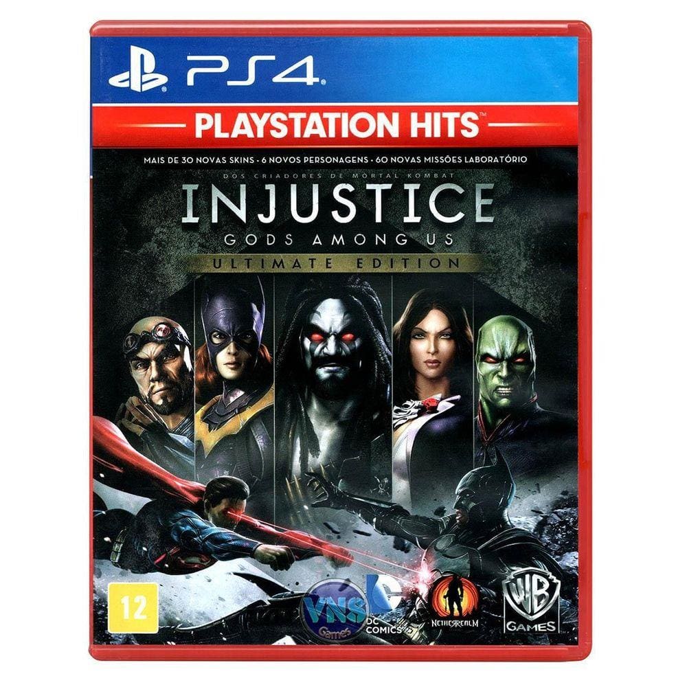 Jogo Injustice Gods Among Us - Ultimate Edition - Ps4