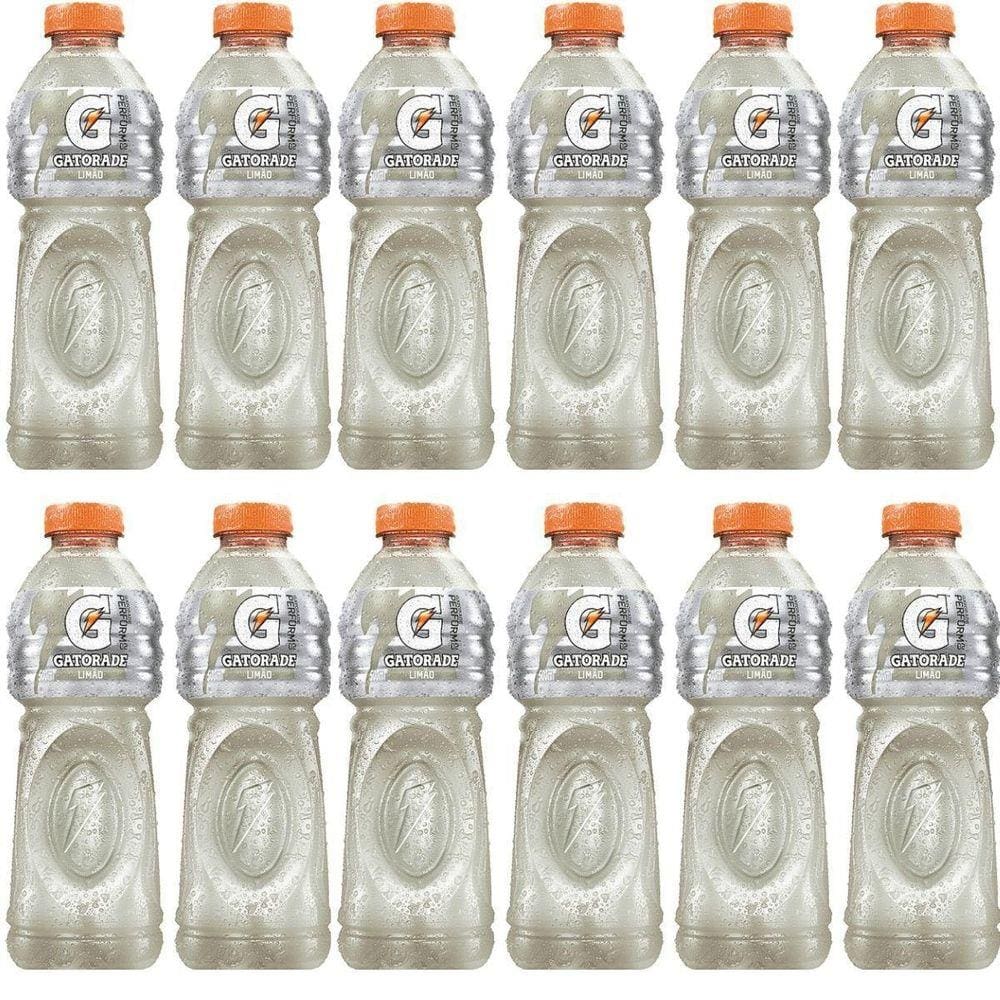 Isotônico Gatorade Limão 500Ml - Kit 12 Unidades