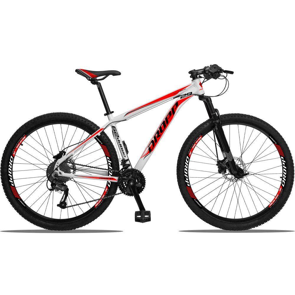 Bicicleta Aro 29 Dropp Aluminum 27V Câmbio Traseiro Acera Freio Hidráulico  - Quadro Tamanho 15 | Extra