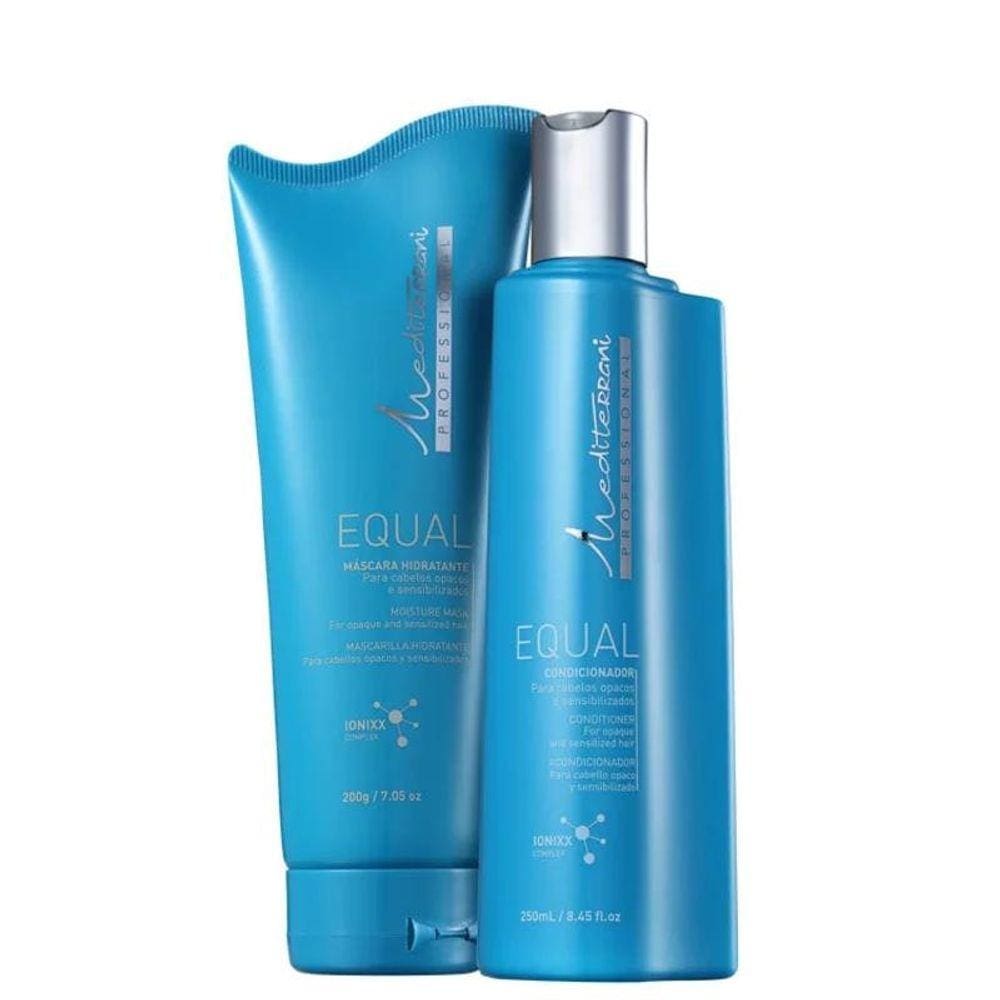 Kit mediterrani equal shampoo 300ml e máscara 200ml