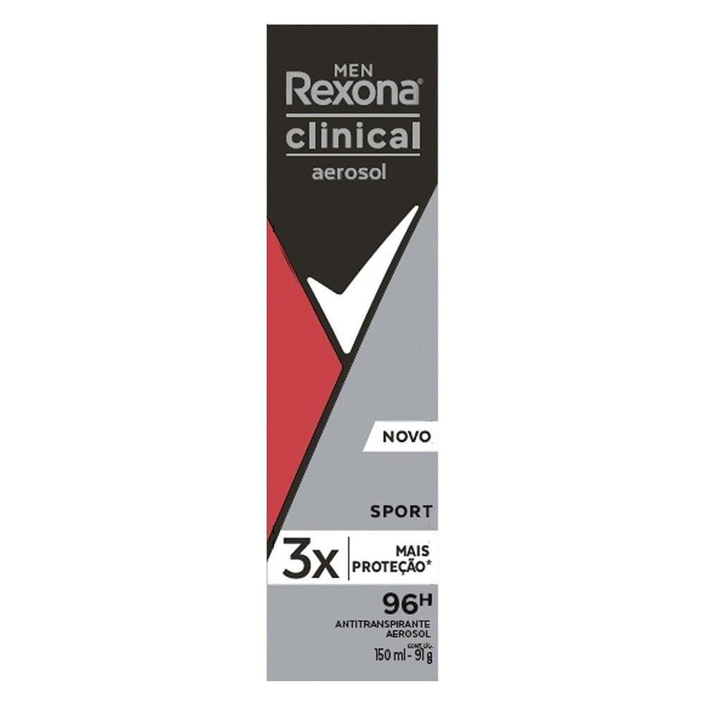 Desodorante Aerosol Rexona Clinical Sport 150Ml