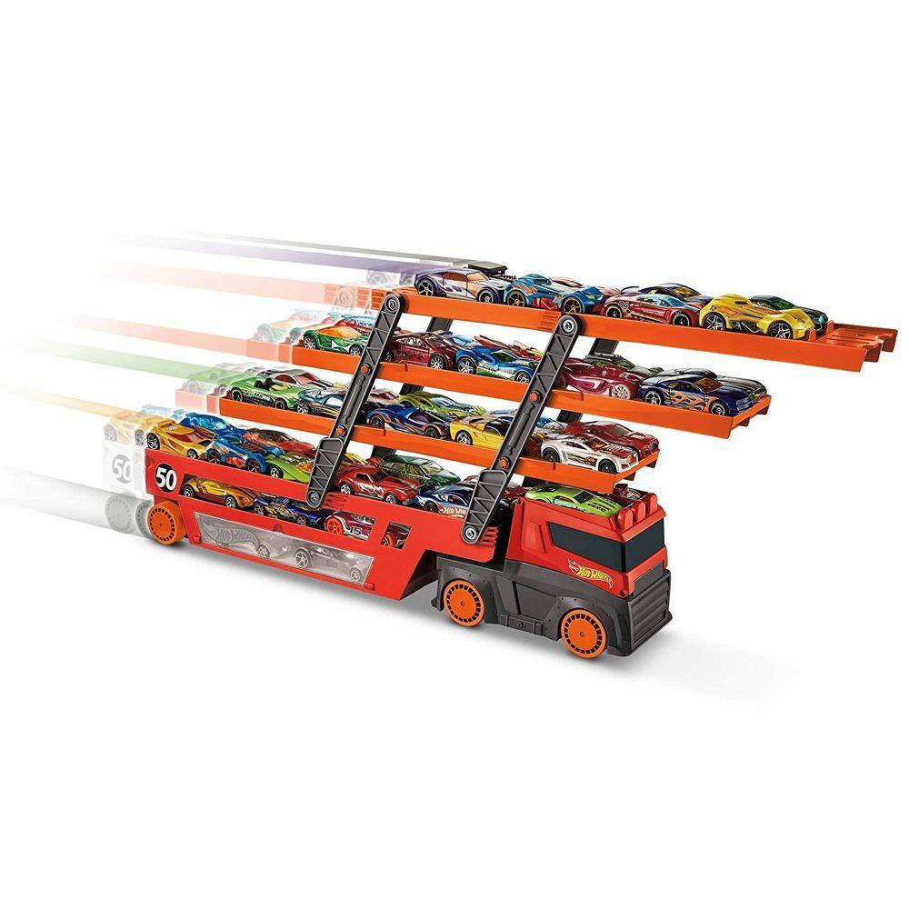 Carreta + Carro Hot Wheels Super Rigs - Escolha O Modelo