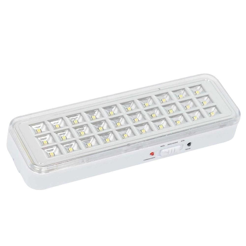 Luminária de Emergência com 30 Leds recarregavel lampada bateria