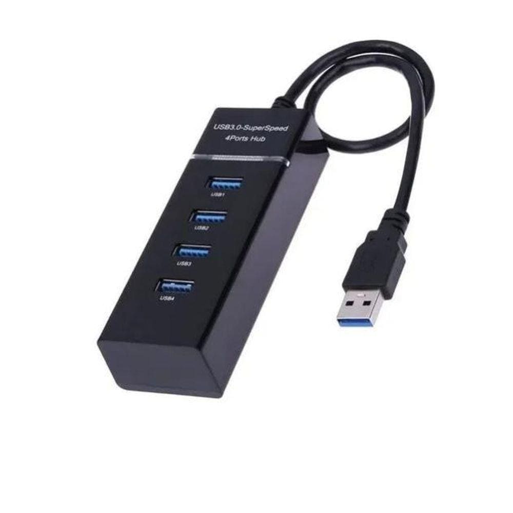 Hub Usb 3.0 4 Portas Led Super Rápido 5.0 Gbps Expansor Usb