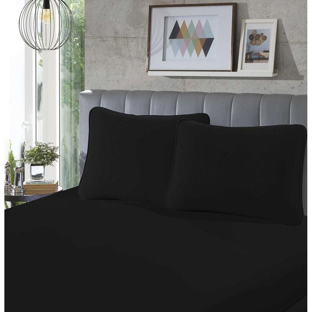 Jogo de Cama Malha Solteiro 2 Peças 100% Algodão