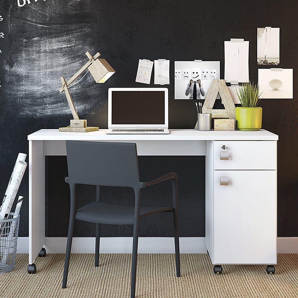 Mesa para Computador Lukaliam Malta 1 Porta 1 Gaveta