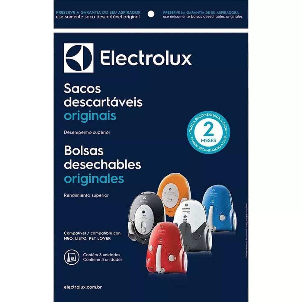 Kit c/ 15 Sacos Descartáveis Aspirador Electrolux Neo09