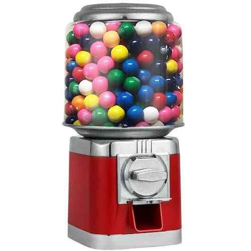 imagem-Maquina Bolinhas Venda Automática Vending Machine Vermelha