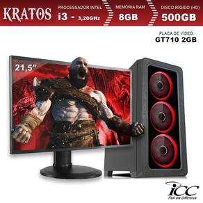 Pc Gamer Completo i5 8gb HD 500 Placa De Video Monitor