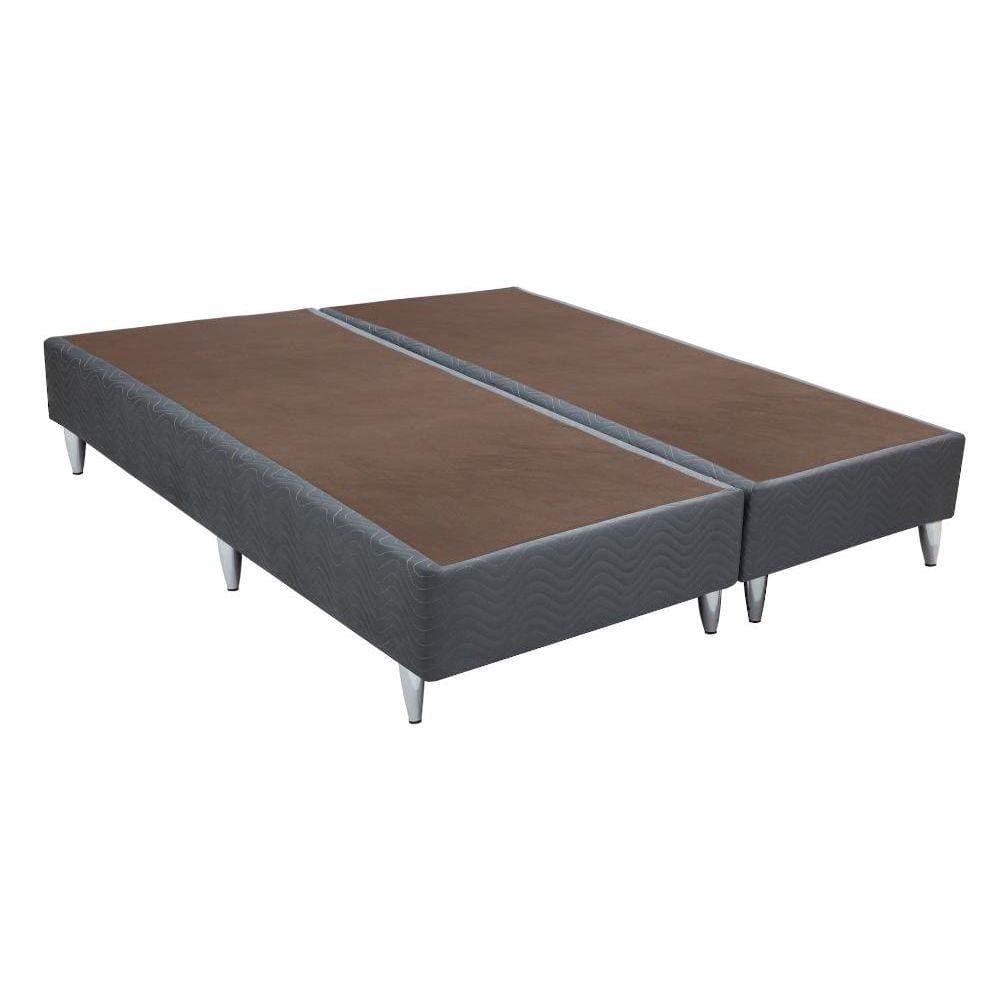 Base Sommier Camurça Cinza Super King (193x203x23) - Ortobom