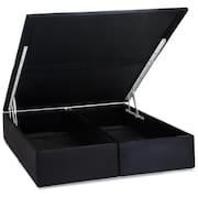Base Baú Physical Corino Preto Queen (158x198x39) - Ortobom