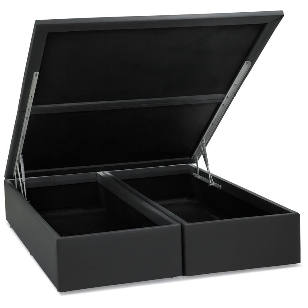 Base Baú Corino Cinza King (186x198x39) - Ortobom