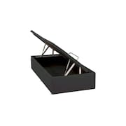 Base Baú Phy Corino Cinza Solteiro (88x188x39) - Ortobom