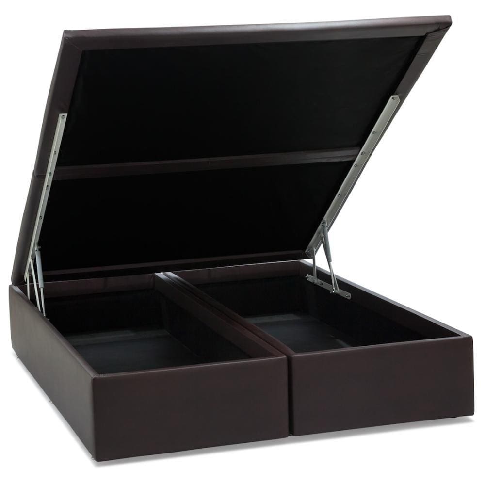Base Baú Corino Marrom King (186x198x39) - Ortobom