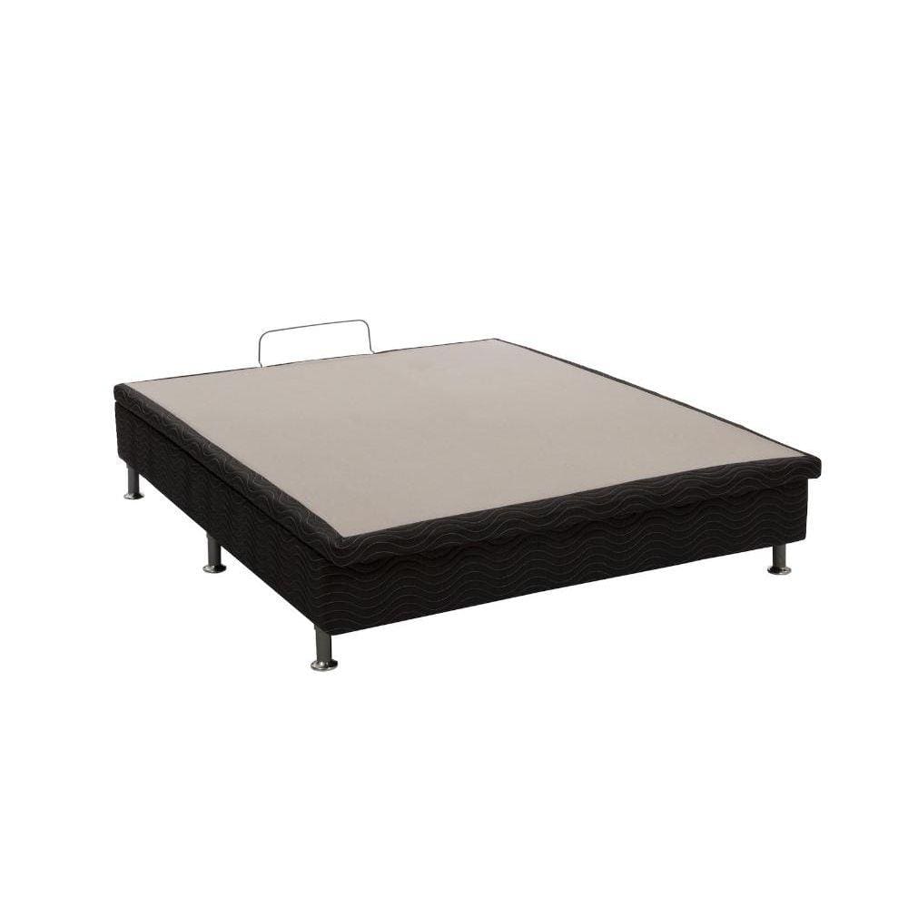 Base Baú Physical Preto Casal (138x188x25) - Ortobom