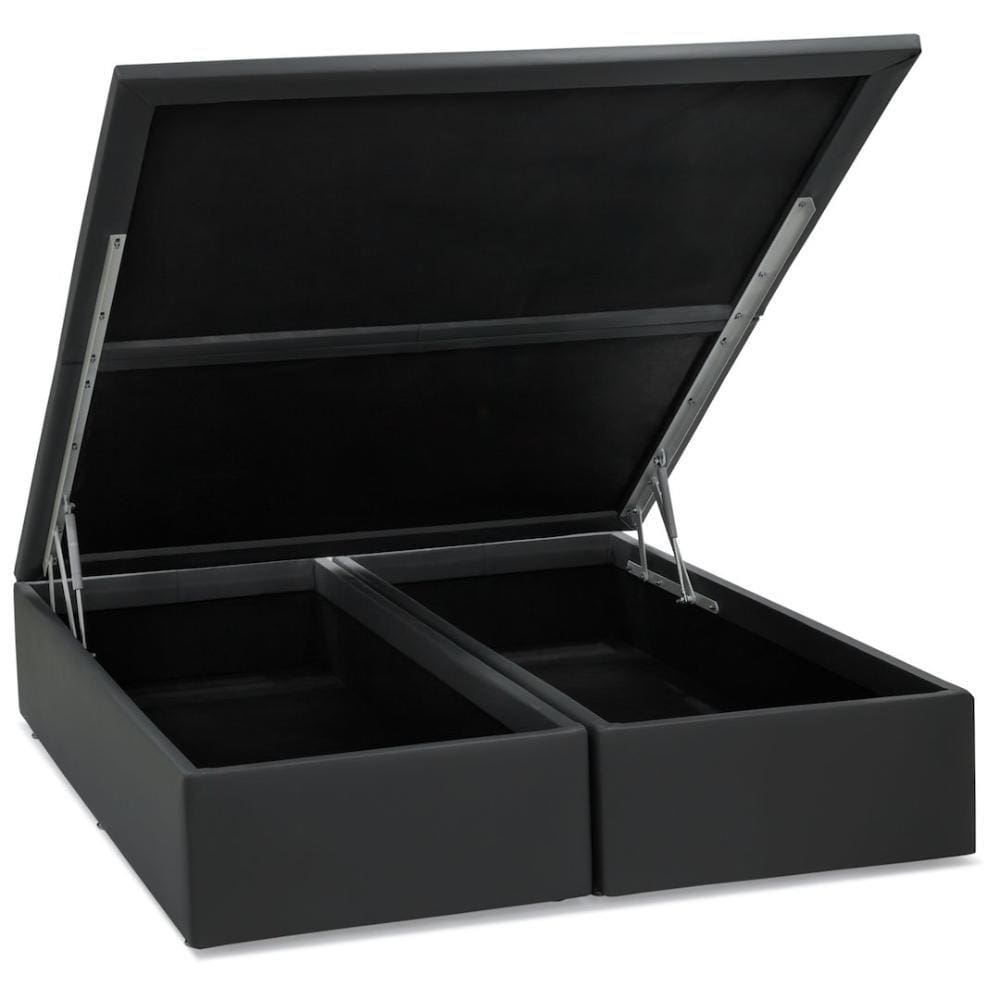 Base Baú Corino Cinza Casal (138x188x39) - Ortobom