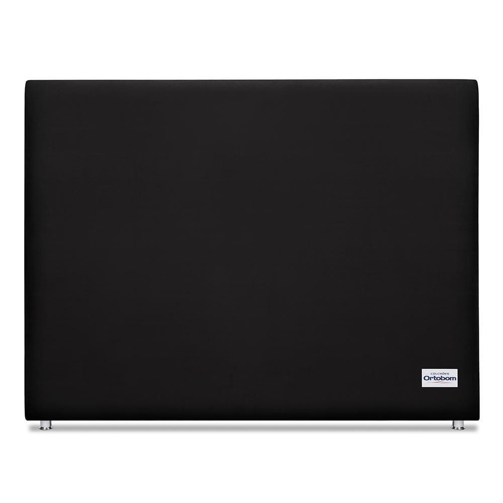 Cabeceira Sena Veluto Preto King (12x188x125) - Ortobom