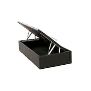 Base Baú Phy Corino Preto Solteiro (88x188x39) - Ortobom