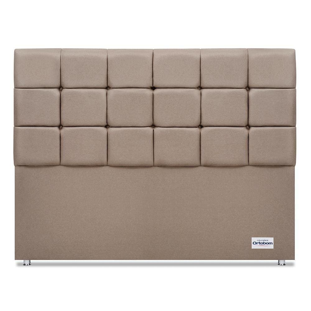 Cabeceira Amur Linho Bege Queen (12x160x125) - Ortobom