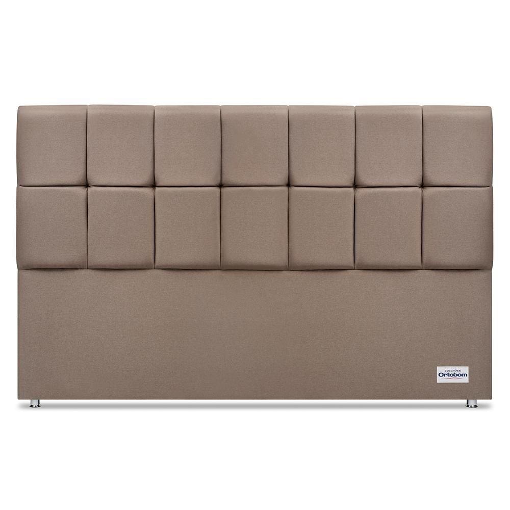 Cabeceira Piave Linho Bege Super King (12x195x125) - Ortobom
