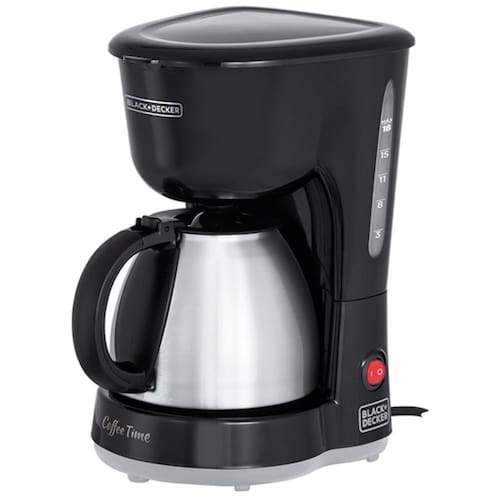 imagem-Cafeteira Elétrica Black+Decker até 18 Cafés Jarra INOX 750ml CM15