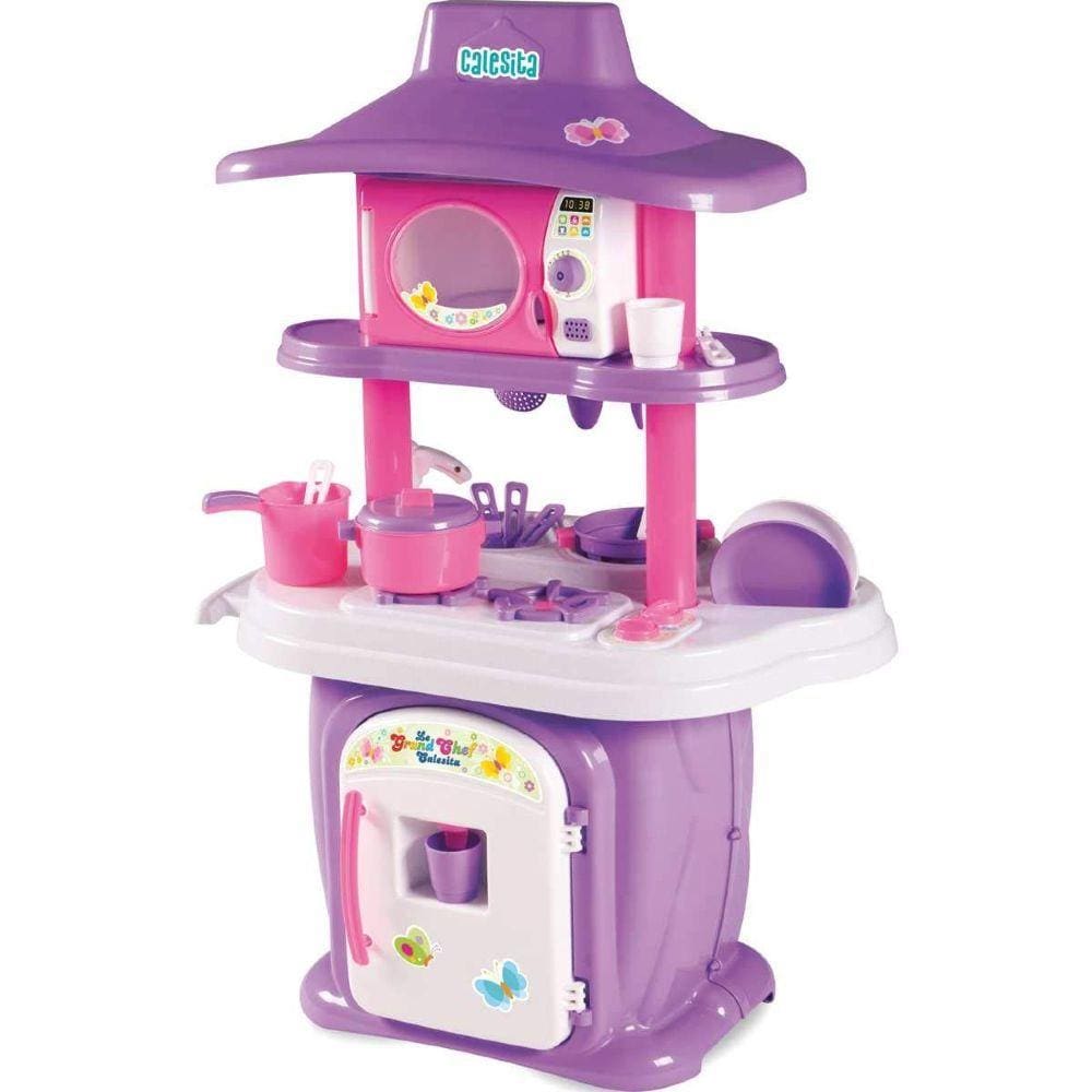 Cozinha Completa Le Grand Chef Rosa Com Agua - Calesita