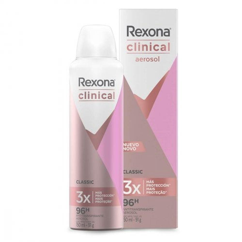 Desodorante Antitranspirante Rexona Clinical Feminino Classic Rexona