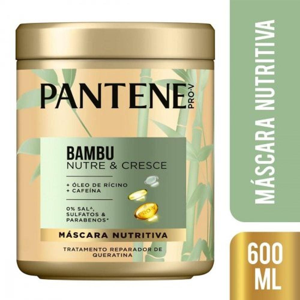 Máscara de Tratamento Nutritiva Pantene Bambu 600 ml Pantene