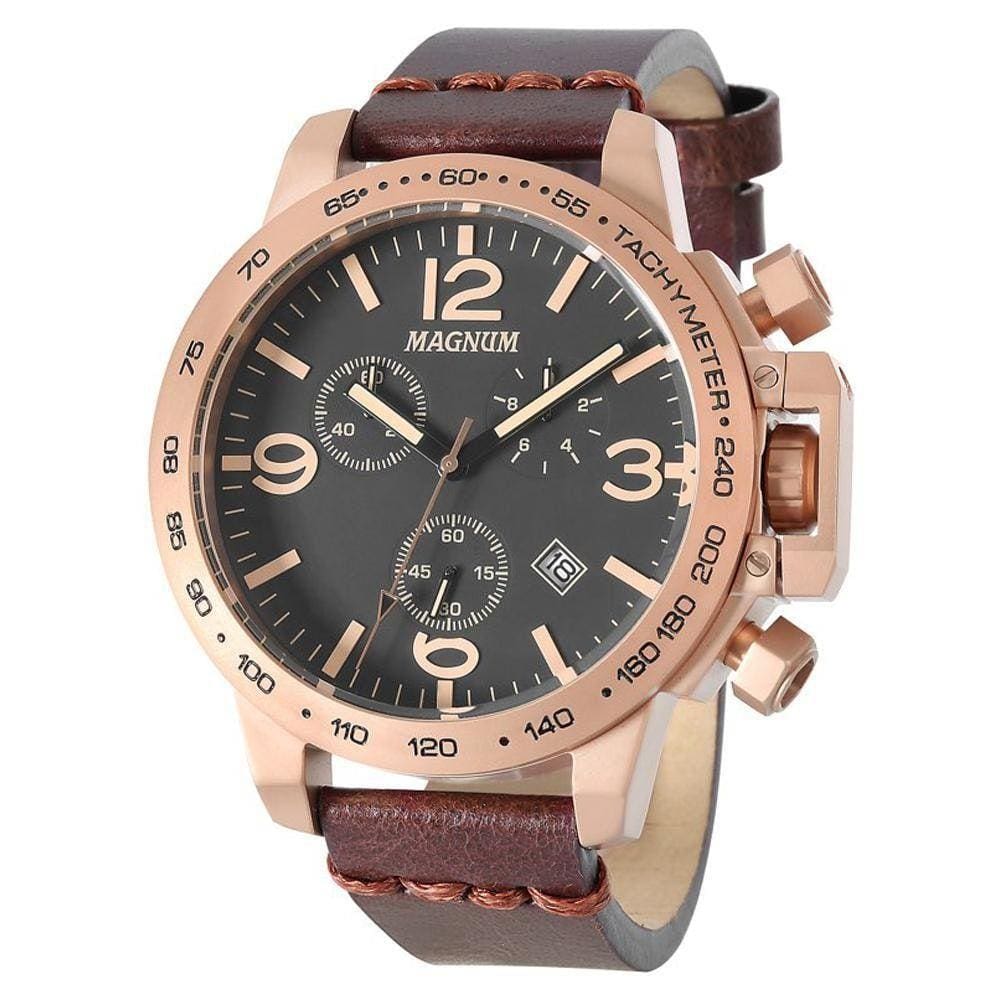 Relógio Magnum Analógico Marrom Masculino MA34147U
