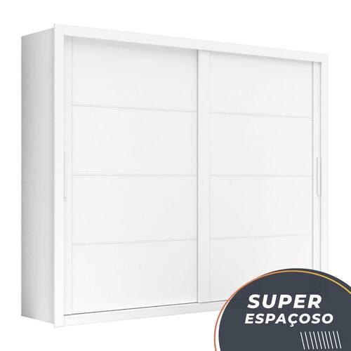 imagem-Guarda Roupas Casal Imperador Zanzini Branco
