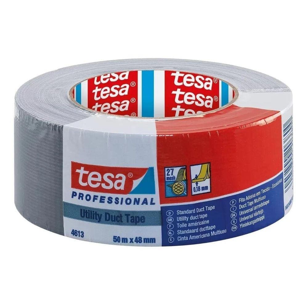 Fita Silver Tape Prata 48Mmx50M Profissional Tesa Importado