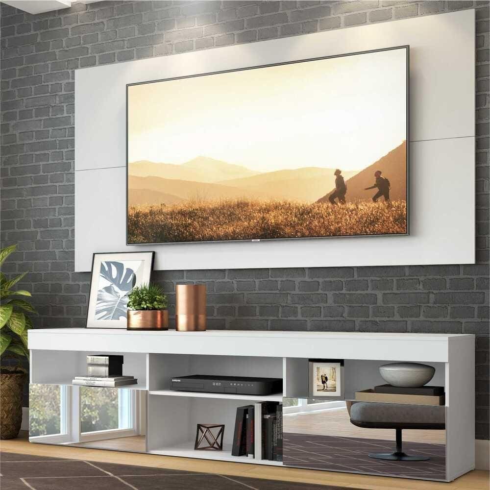Rack c/ Painel TV 65\" e Espelho Flórida Multimóveis