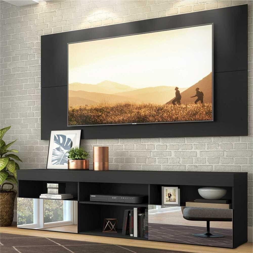 Rack com Painel TV 65\" e Espelho Flórida Multimóveis