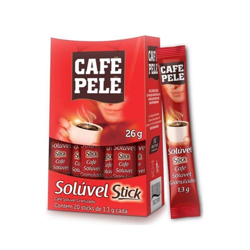 Café Pelé Sachê Solúvel 13G 100 Unidades