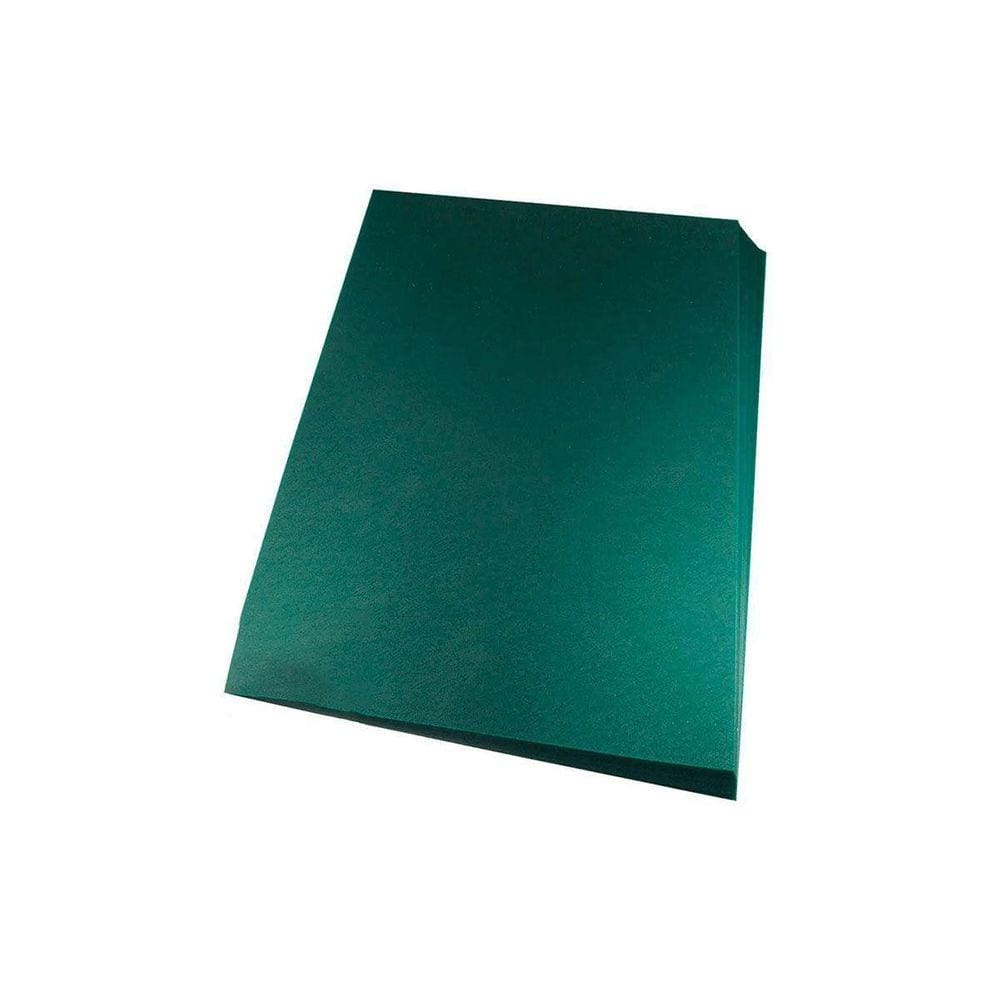 Capa Para Encadernação A4 Verde Pp Couro 0,30Mm 100Un