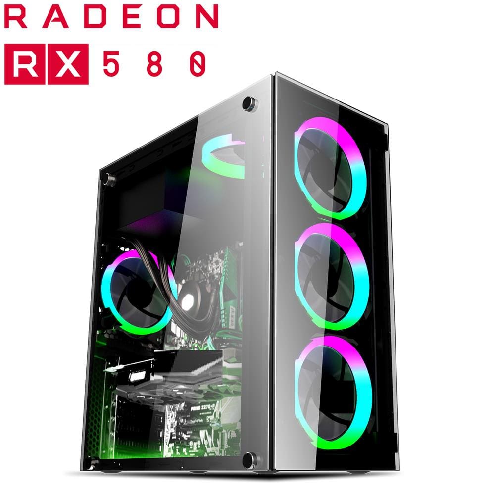 Pc Gamer Completo amd 8 Núcleos 3.8Ghz A6 9500 Placa de vídeo Radeon 2GB  ram 8GB DDR4 ssd 240GB Monitor LED 19.5 Skill Moba em Promoção na Americanas