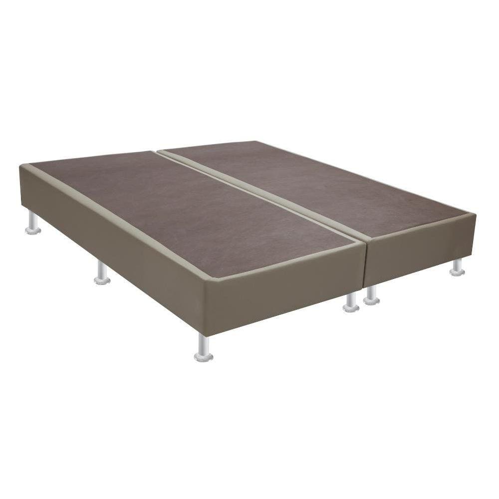 Base Sommier Corino Bege Super King (193x203x23) - Ortobom
