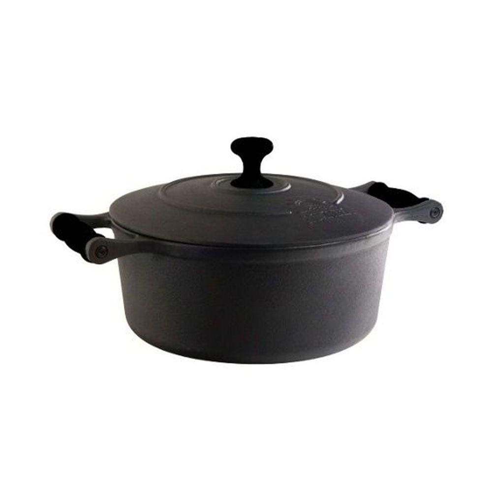 Caçarola Ferro Alça Silicone Preto Libaneza 4,9l 26cm