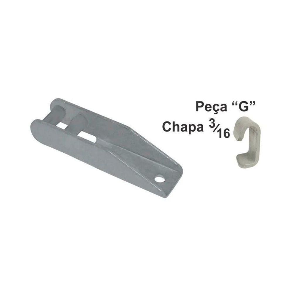 Dobradiça para Tampa De Carreta Em Aço Pequena