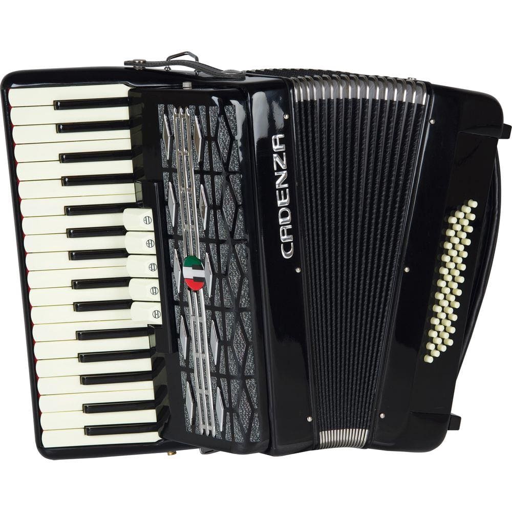 Acordeon Cadenza Cd 48/34 48 Baixos 34 Teclas Bk - Preto