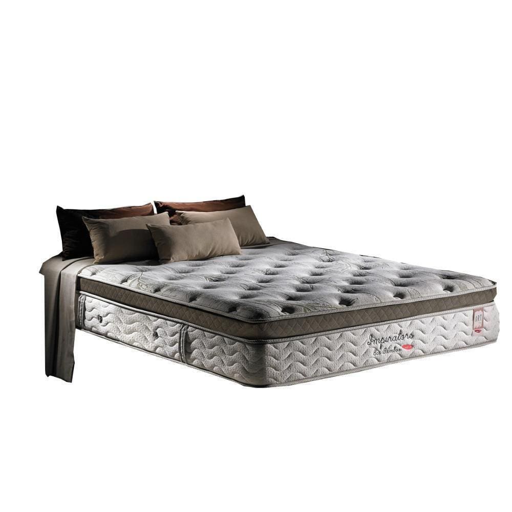 Colchão King Herval Imperatore 193x203x34 cm Molas Ensacadas