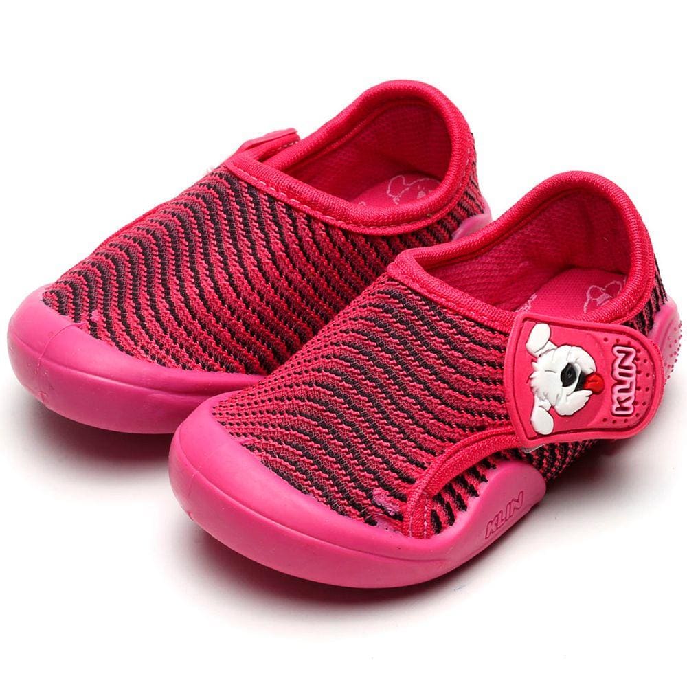 sapatilha KLIN INFANTIL NEW CONFORT- pink - Spoleta - Moda infanto-juvenil