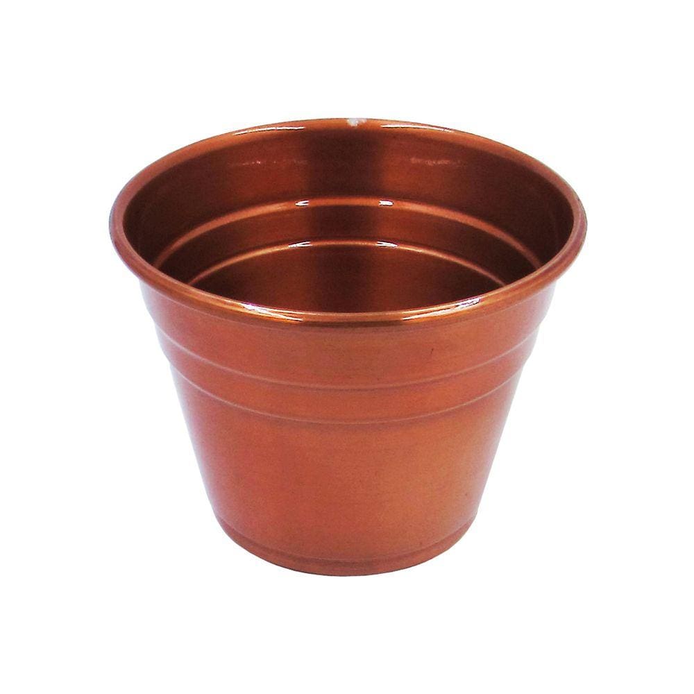 Vaso Alumínio Cobre Verniz 11x14cm Médio Alumínios Vulcão
