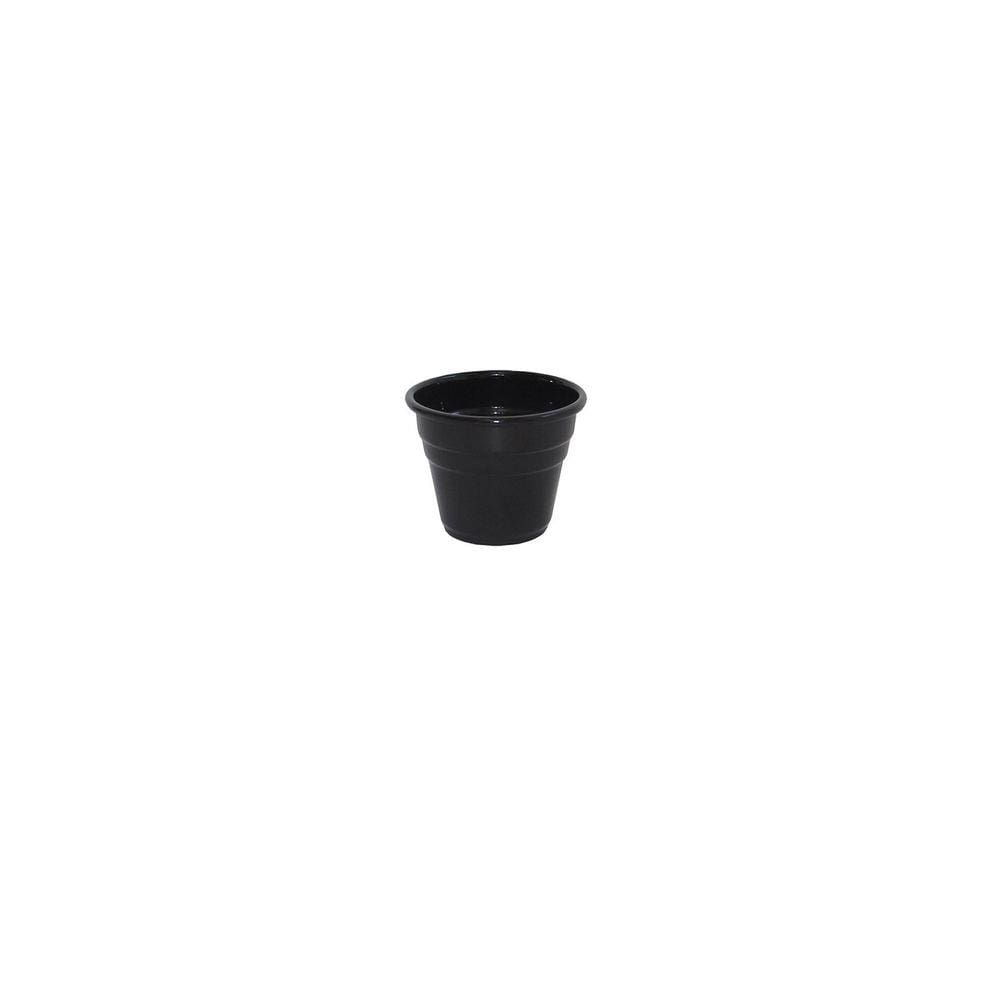 Vaso de Alumínio PP 6,5x7cm Preto Alumínios Vulcão