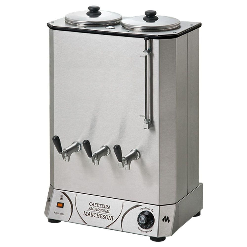 Cafeteira Elétrica Marchesoni Profissional 16 Litros com 2 Reservatórios 220V