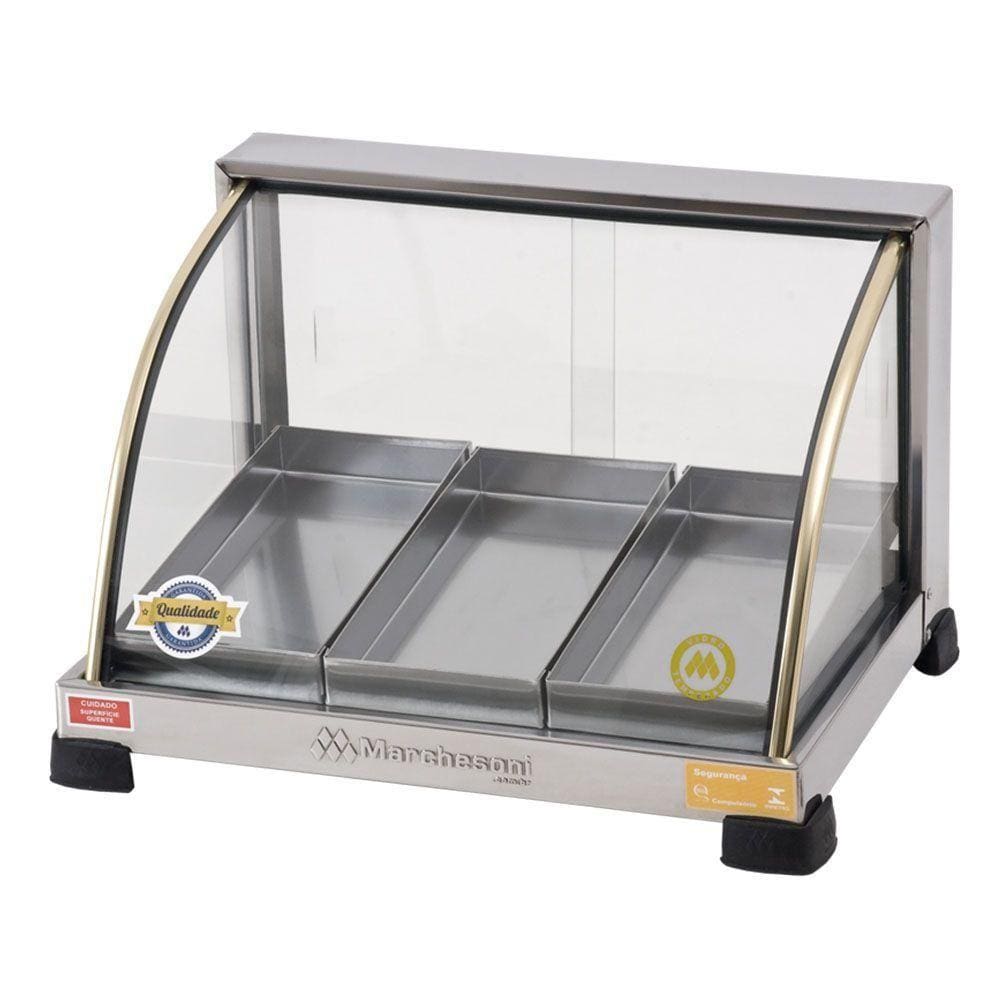 Estufa Marchesoni Ouro Curva com 3 Bandejas 127V